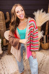 Sunny Days Cozy Stripe Cardigan