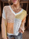 Sunshine Days Colorblock Lightweight Pullover