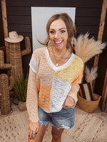 Sunshine Days Colorblock Lightweight Pullover