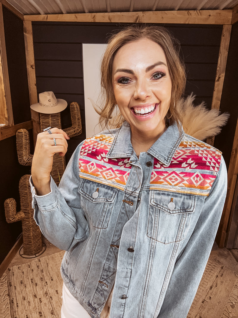 Mimosa Mornings Denim Jacket