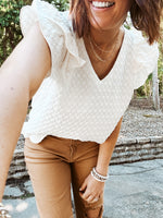 Cream Checker Texture Flutter Tank