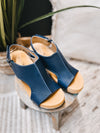 Carley Navy Wedge