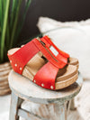 Red Taboo Zip Wedge