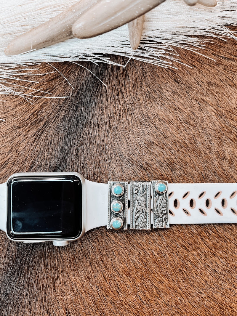 Sterling Silver Stamped Watch Cuff