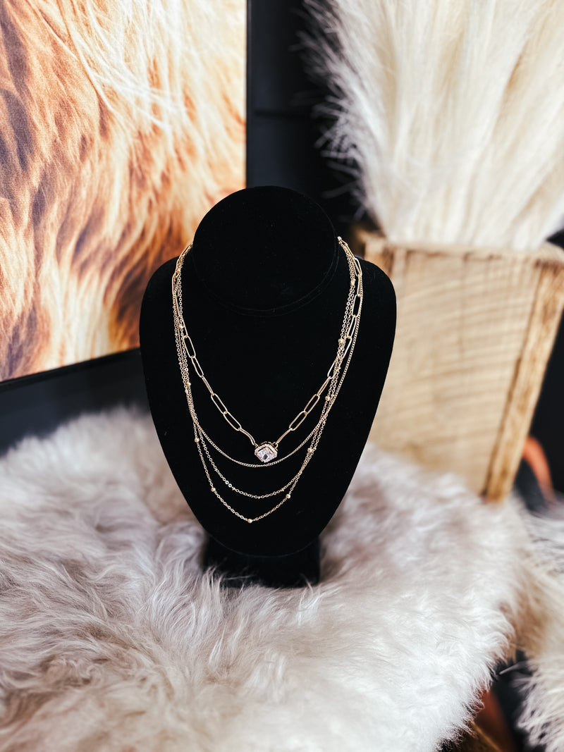 The GG Multi Layer Gold Chic Necklace