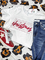 Christmas Things | Vintage White Tee