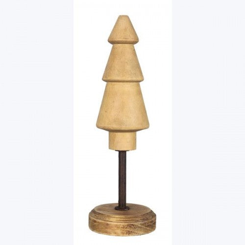 Wood Country Christmas Tree Table Top Sitter