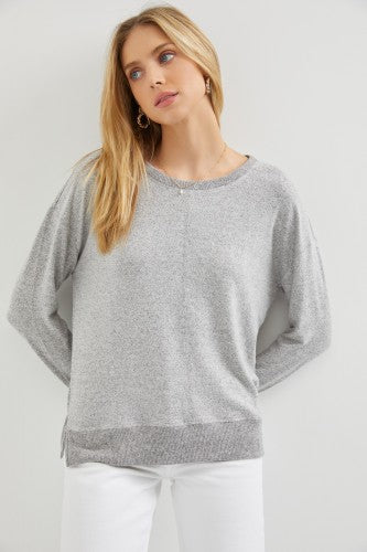 Hacci Brushed Pullover